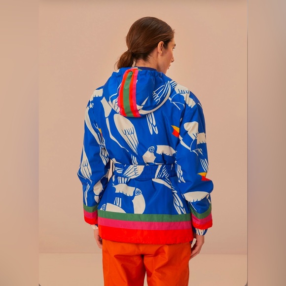 Farm Rio Blue Toucans Ski Jacket - Picture 10 of 11
